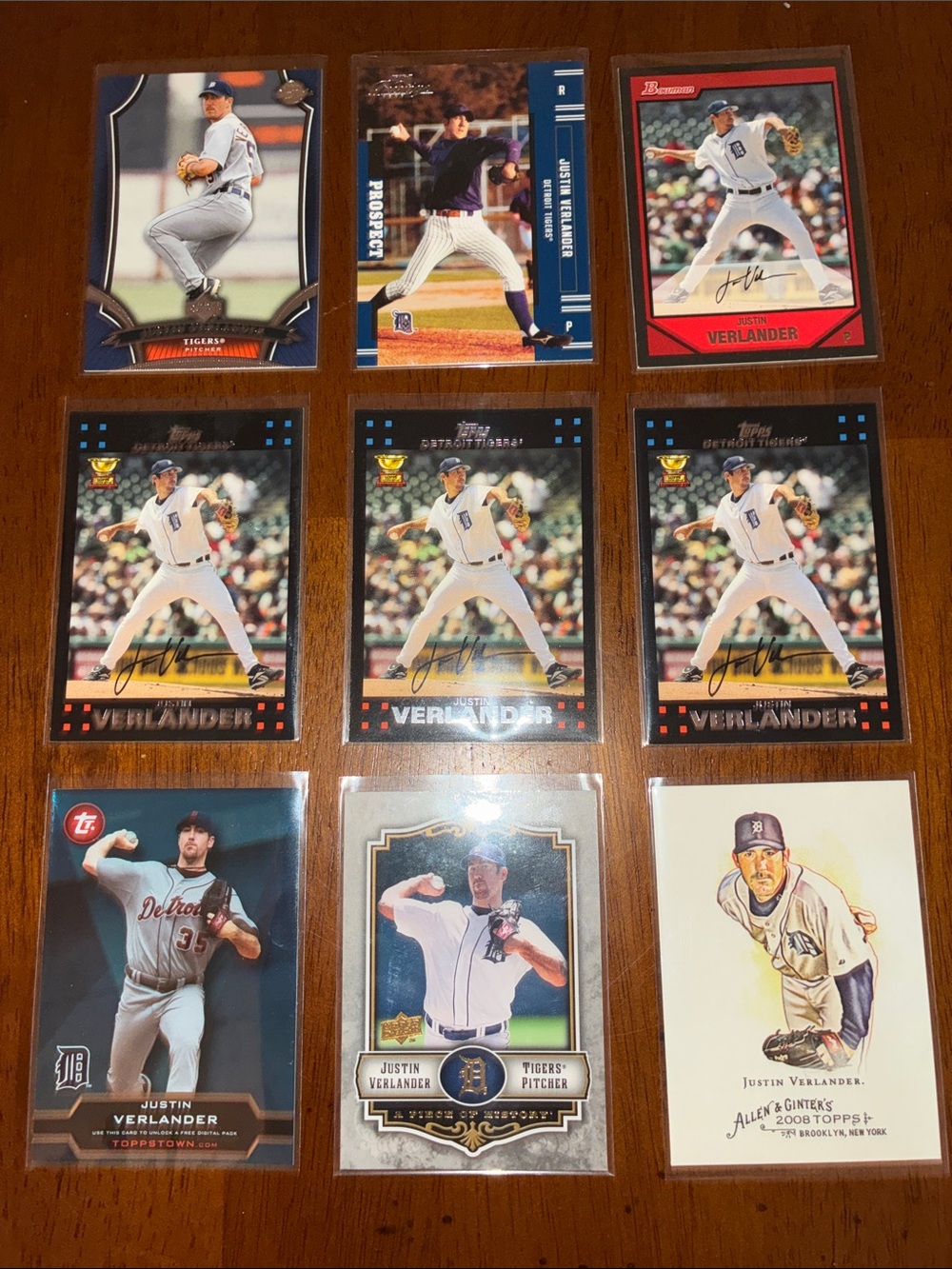 Justin Verlander 27 Card Lot